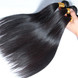 3 Bundles Natural Black 8A Silky Straight Virgin Brazilian Hair Weave