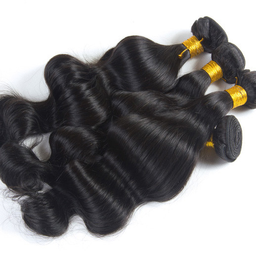 3 peças Body Wave 8A Preto Natural Virgem Brasileiro