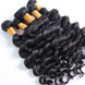 2 pcs Natural Wave 8A Preto Natural Virgem Brasileiro Tecelagem de Cabelo