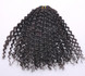 7A Virgin Indian Hair Extensions Kinky Curl Natural Black