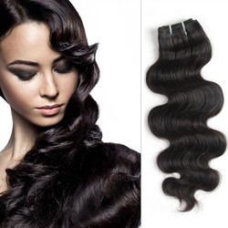 1 пучок 7A Virgin Indian Hair Body Wave Natural Black