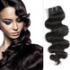 1 bundel 7A Virgin Indian Hair Body Wave Natuurlijk Zwart