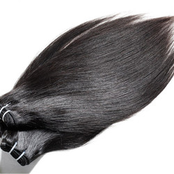 2 peças 7A sedoso liso virgem cabelo indiano trançado preto natural