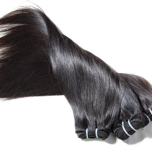 3st 7A Indian Virgin Hair Weave Zijdeachtig Recht Natuurlijk Zwart