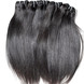 4pcs 7A Virgin Indian Hair Natural Black Silky Straight