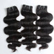 3pcs 7A Cheveux Vierges Indiens Tissage Vague de Corps Noir Naturel