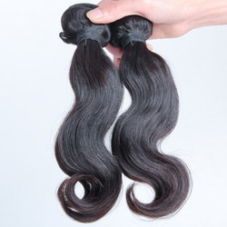 2 stuks 8A Body Wave Maleisisch maagdelijk haarweefsel Natuurlijk zwart