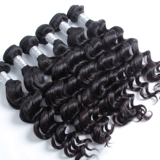 قطعتان 8A شعر طبيعي عذراء بيرو نسج طبيعي أسود