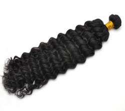 7A Virgin Thai Hair Weave Water Wave Natural Black