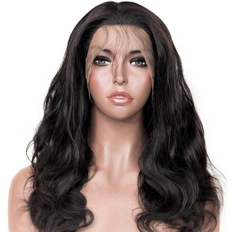 Body Wave 360 Lace Frontal Human Hair Wigs With Baby Hair, 10-28 inch