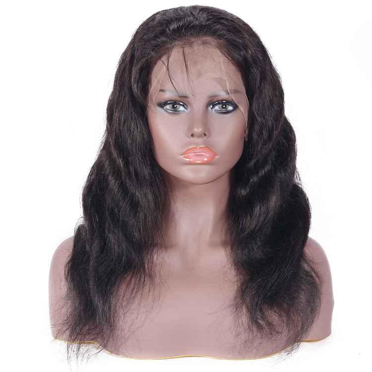 Natural Wave 360 Lace Frontal Perücke, 8-26 Zoll Schön