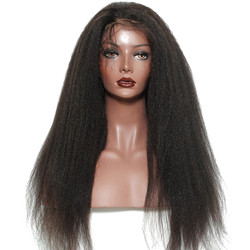 360 Lace Frontal Wig Shiny Kinky Straight, Удивительные парики из человеческих волос 10-28 дюймов