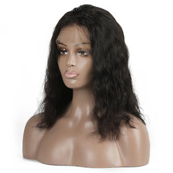 Short Lace Front Wavy Bob Wig, 8-30 inch Human Hair Wigs For Women
