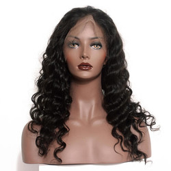 Best Quality Loose Wave Lace Front Human Hair Wig Soft Like Silk flw011
