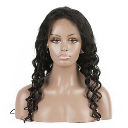 Natural Wave Lace Front Peruk, 10-28 tum Vacker