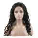 Lace Front Menselijk Haar Water Wave Pruiken, 10-30 Inch Glad