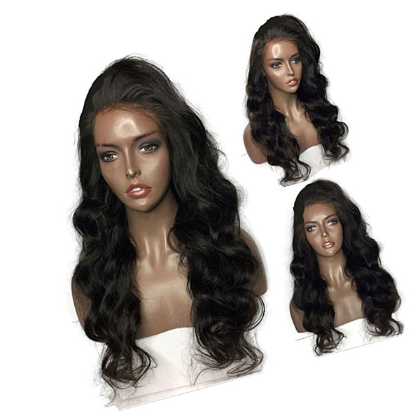 Menselijk haar Lace Front Pruiken Body Wave